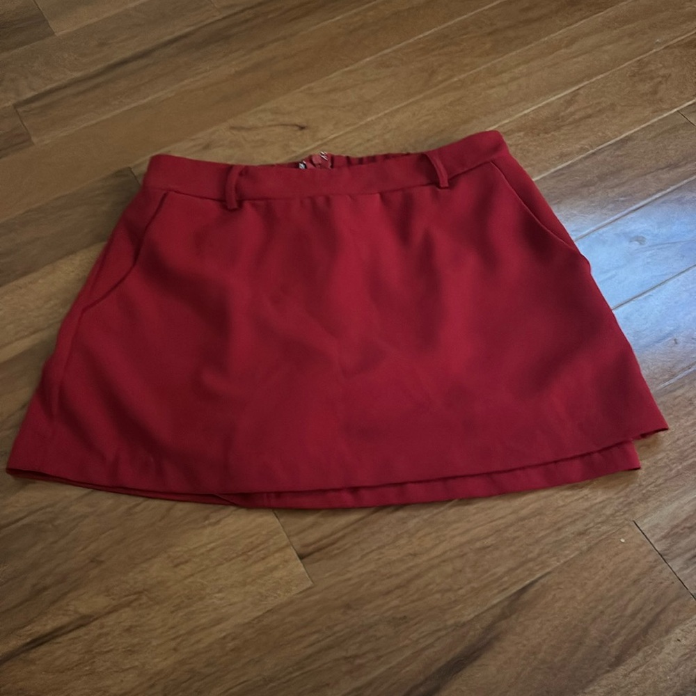 Basic Red Skort - image 1